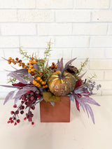 15" When October Comes Centerpiece