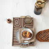 Design Enameled Mango Wood Tray