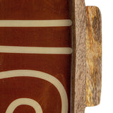Design Enameled Mango Wood Tray