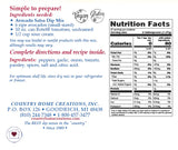 Avocado Salsa Dip Mix