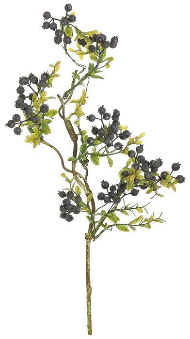 Dark Blue Mini Rosehip Spray