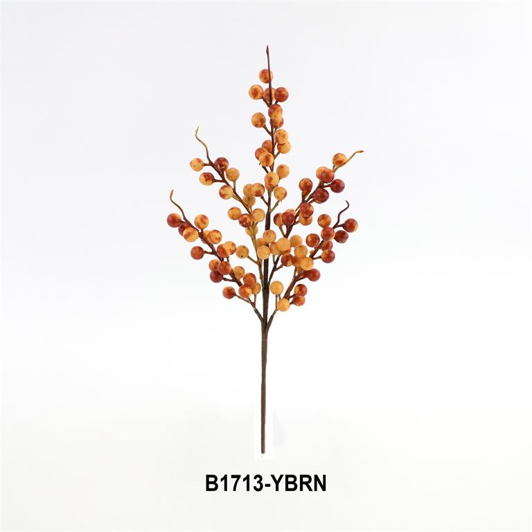 Yellow Brown Berry Spray