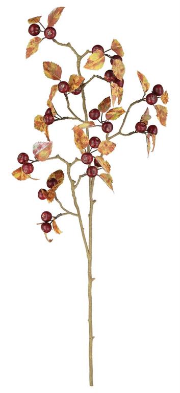 Burgundy Hawthorn Berry Spray