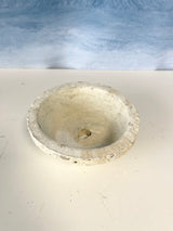 5.5" Antiqued Whitestone Planter