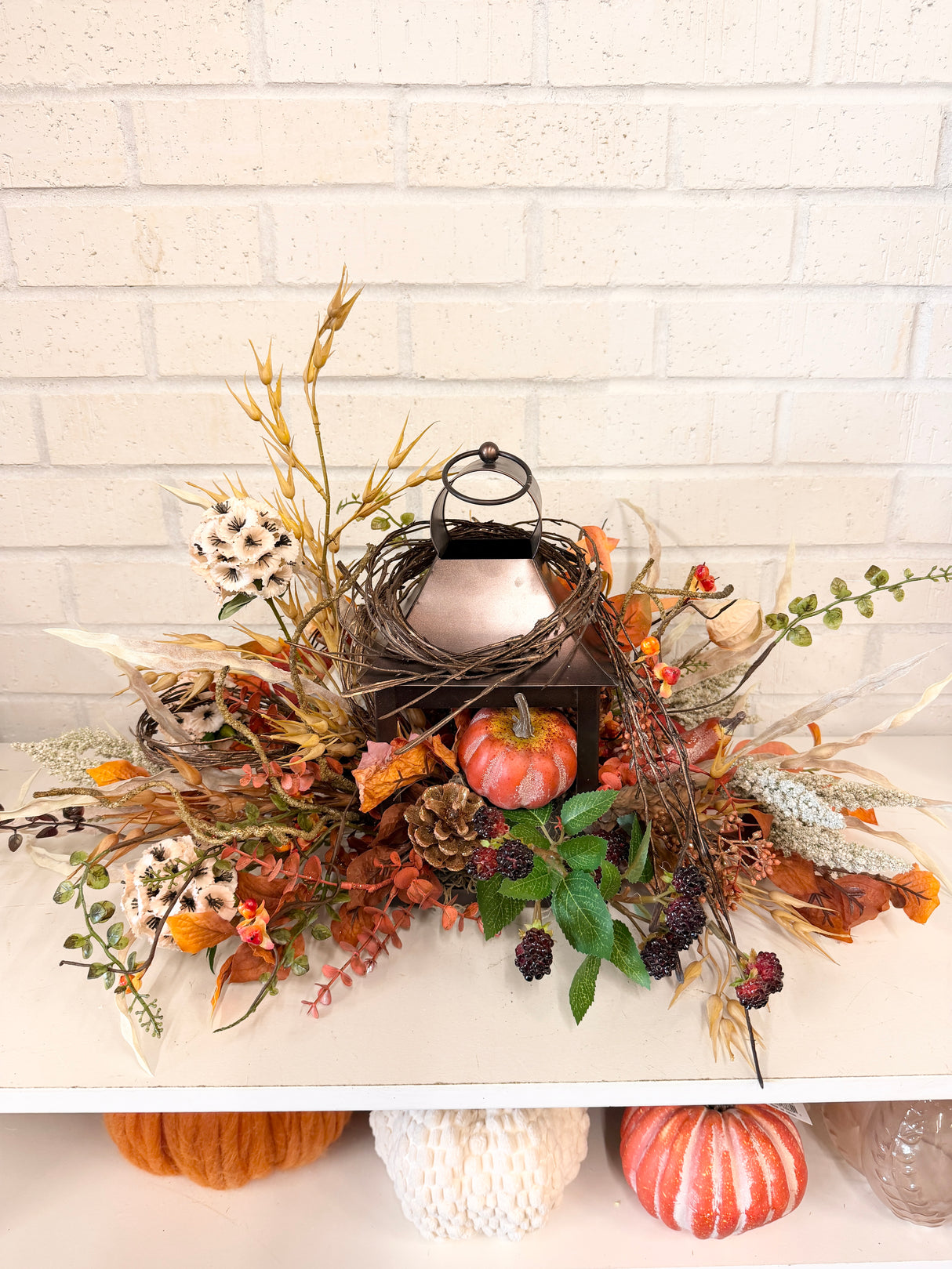 25" Harvest Lantern Centerpiece