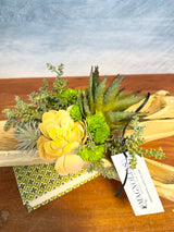 16" Succulent Woods Centerpiece