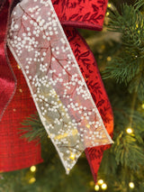 Crimson Christmas Bow