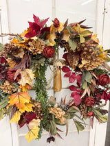 29" Autumn Ember Luxe Wreath