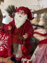 Red Multi Santa with Bell