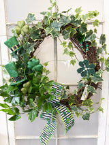23" Feeling Lucky Wreath