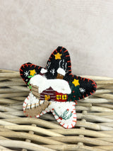 Handmade Black Star House Ornament