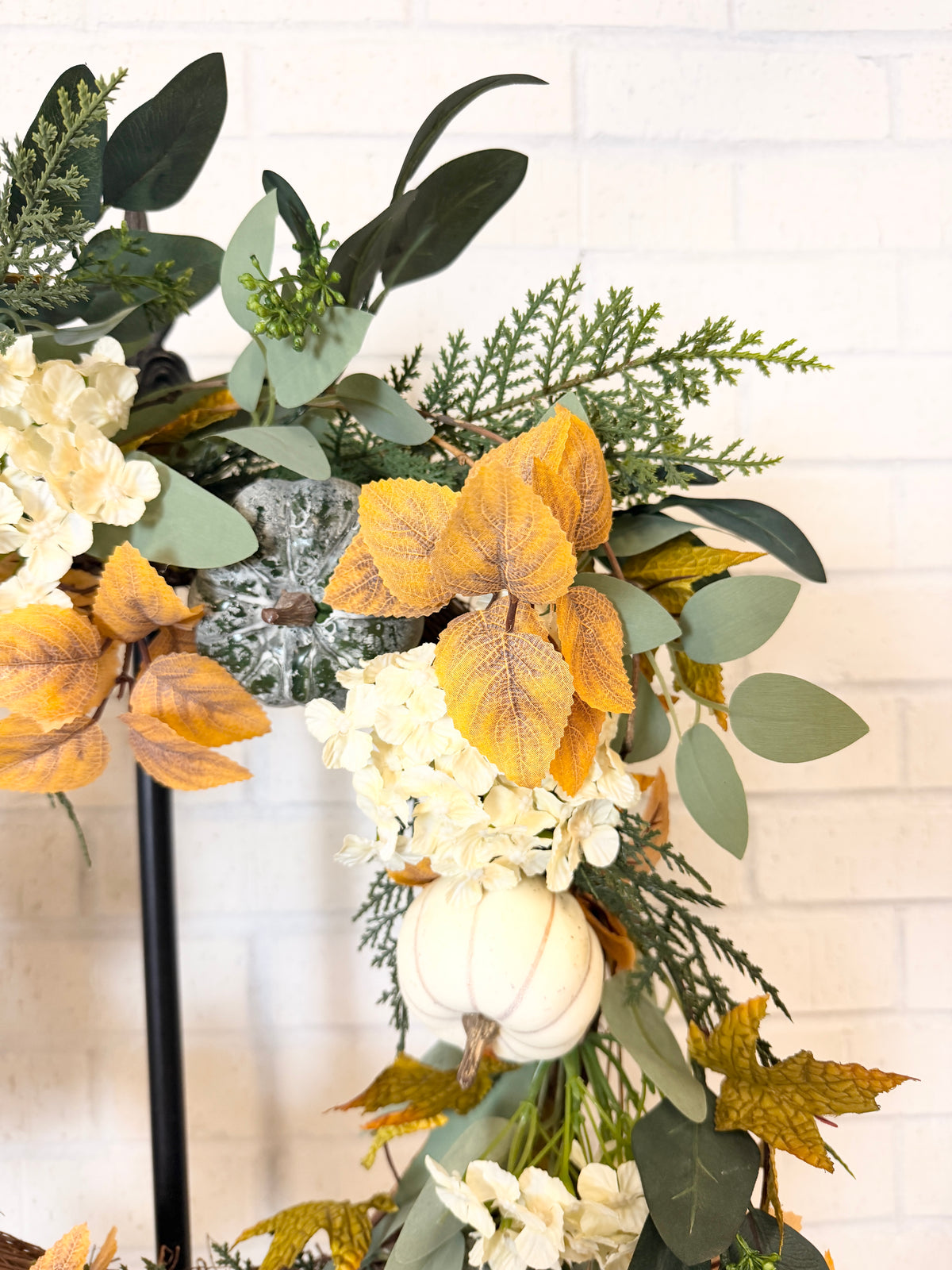 24" October Cottage Wreath