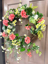 31" Hey Beautiful Wreath