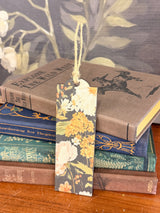 Blush Floral Wood Bookmark