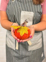 Orange Velvet Pumpkin