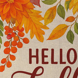 Fall Floral Bloom Garden Flag