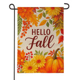 Fall Floral Bloom Garden Flag
