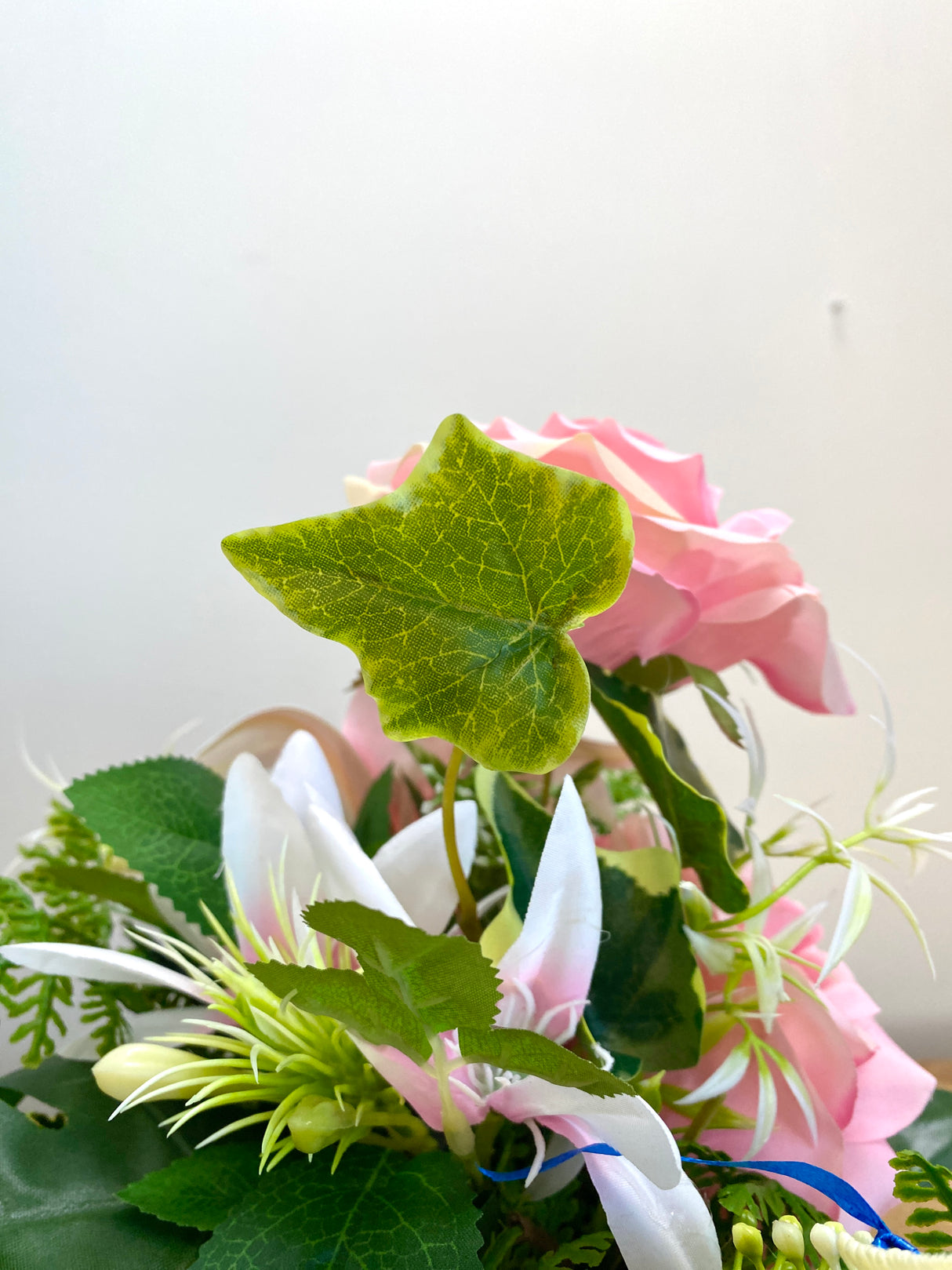 16" Pretty In Pink Cemetery Vase