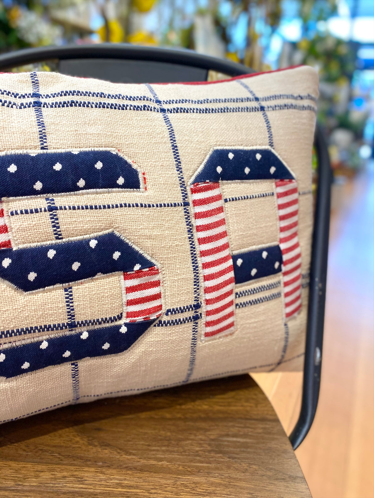 Usa Quilted Pillow