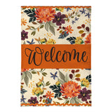 Fall Floral Welcome Garden Flag