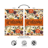 Fall Floral Welcome Garden Flag