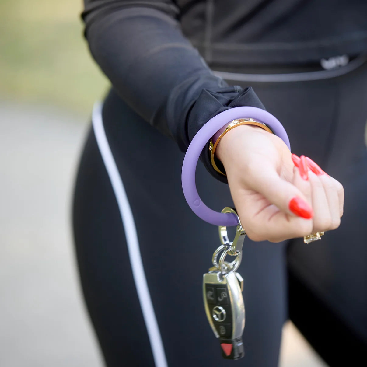 Silicone Big O® Key Ring