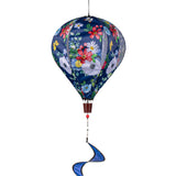 Red White & Bloom Floral Balloon Spinner