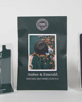 Amber & Emerald Sachet