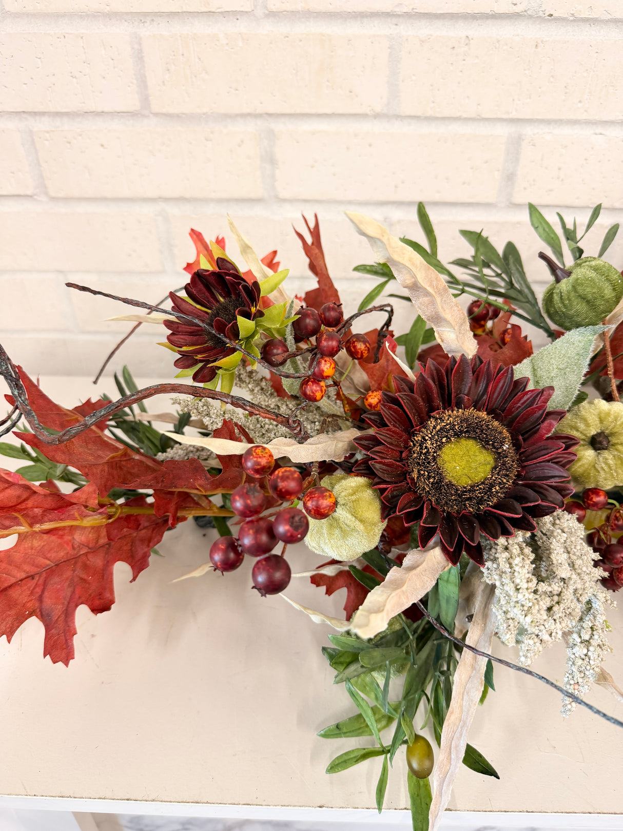 34" Autumn Homestead Swag