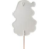 Mustache Santa Stake