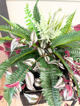 27" UV Protected Burgundy Falls Porch Pot