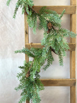 66" All Is Calm Pine Garland
