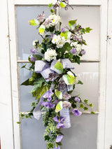 37" Lavender Morning Swag