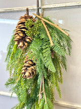 22" Real Touch Fine Pine Swag