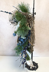 24" Snowflake Wishes Wreath