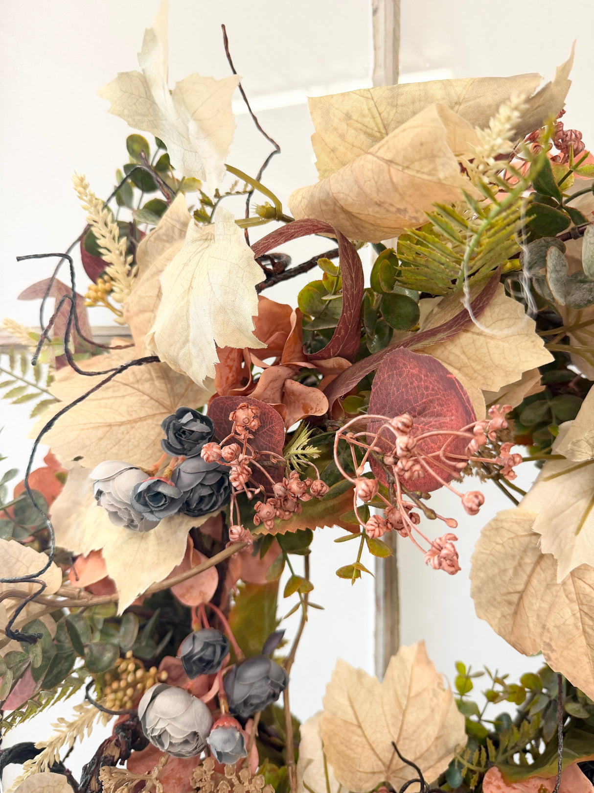 22" Soft Harvest Charm Wreath