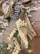 28" Golden Keepsake Swag