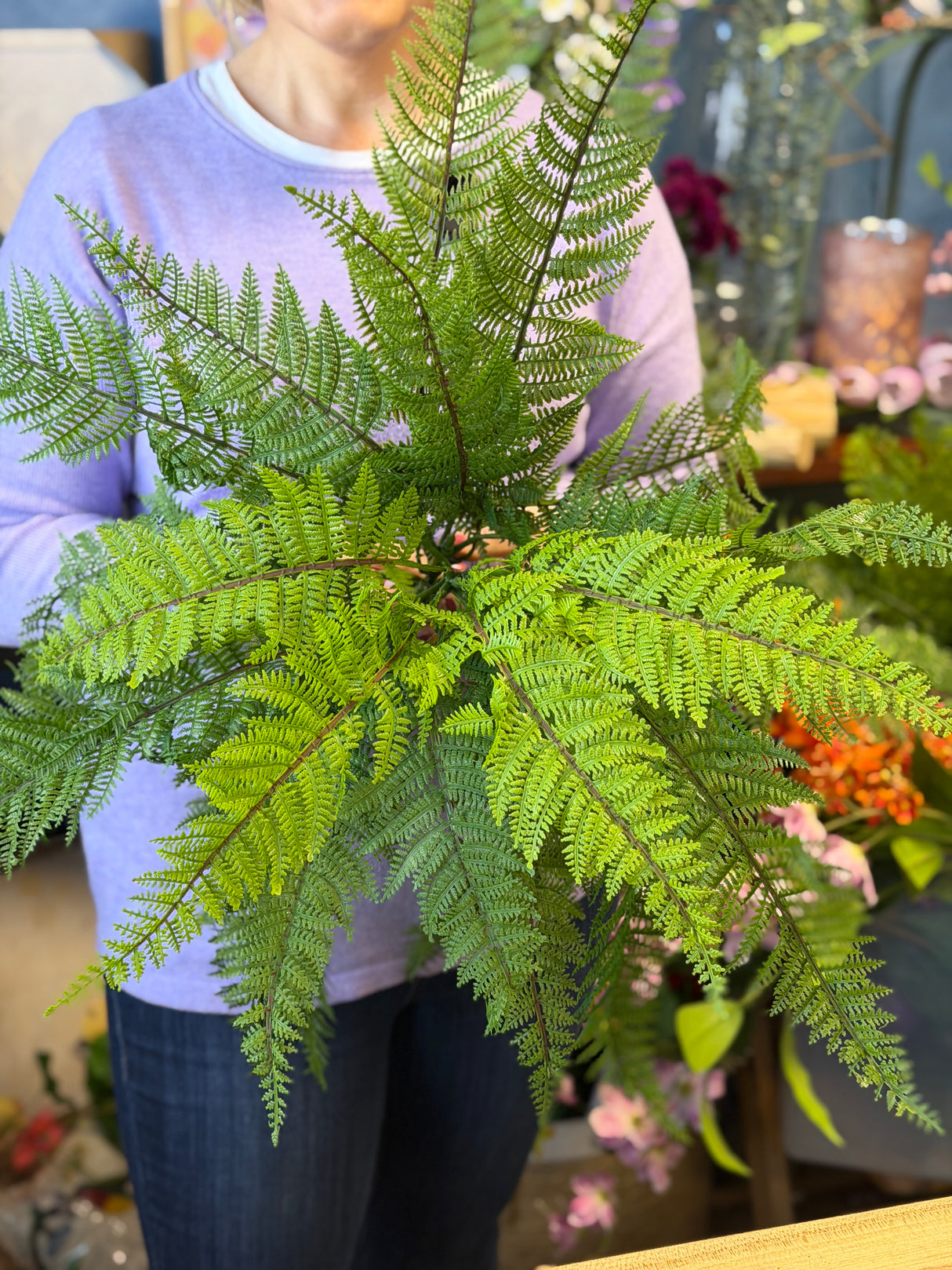 UV Protect Pixie Leather Fern Bush