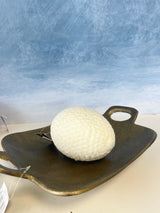 Large White Crochet Easter Egg