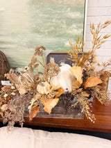 31" Creamy Harvest Dreams Centerpiece