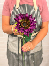 Purple Passion Single Sunflower Spray