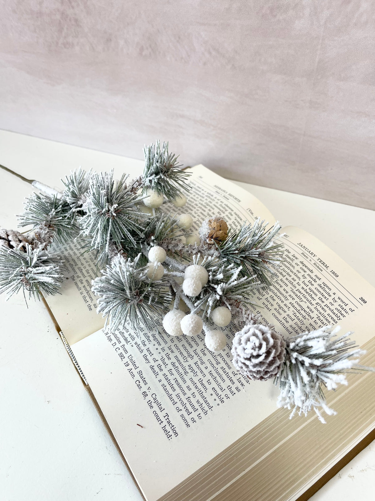 Winter Fest Pine Pick