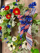 25" All American Patriotic Wreath