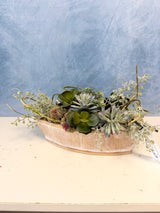 12" The Succulent Skipper Centerpiece