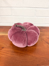 Mauve Fabric Pumpkin