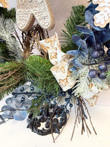 24" Snowflake Wishes Wreath