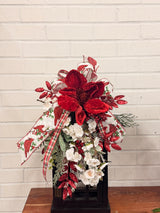 19" Cardinal Love Lantern Swag