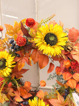 26" Sunflower Dream Wreath