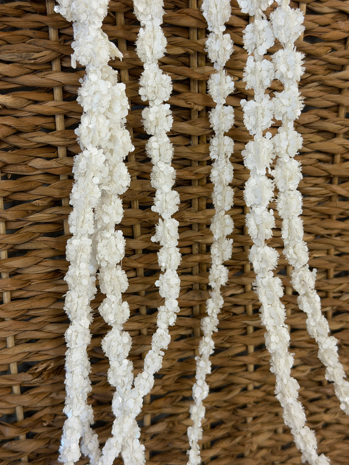 White Glitter Amaranthus Branch