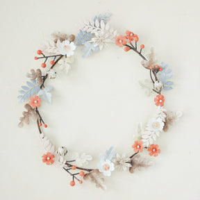 Berries & Leaves Metal Wreath